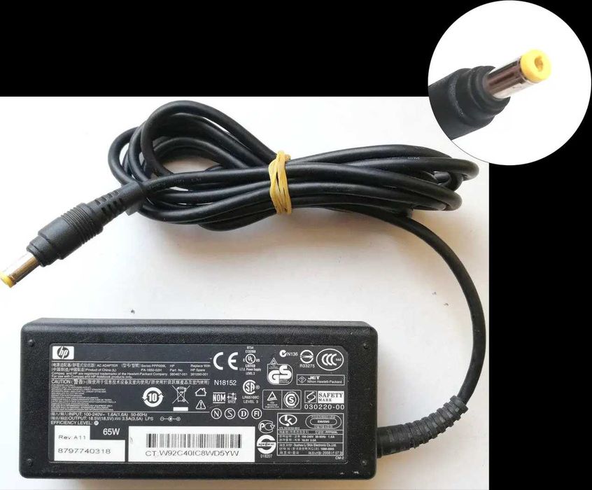 Блок живлення для ноутбука Hp 65W 18.5V 3.5A PPP009L 4,8х1,7мм