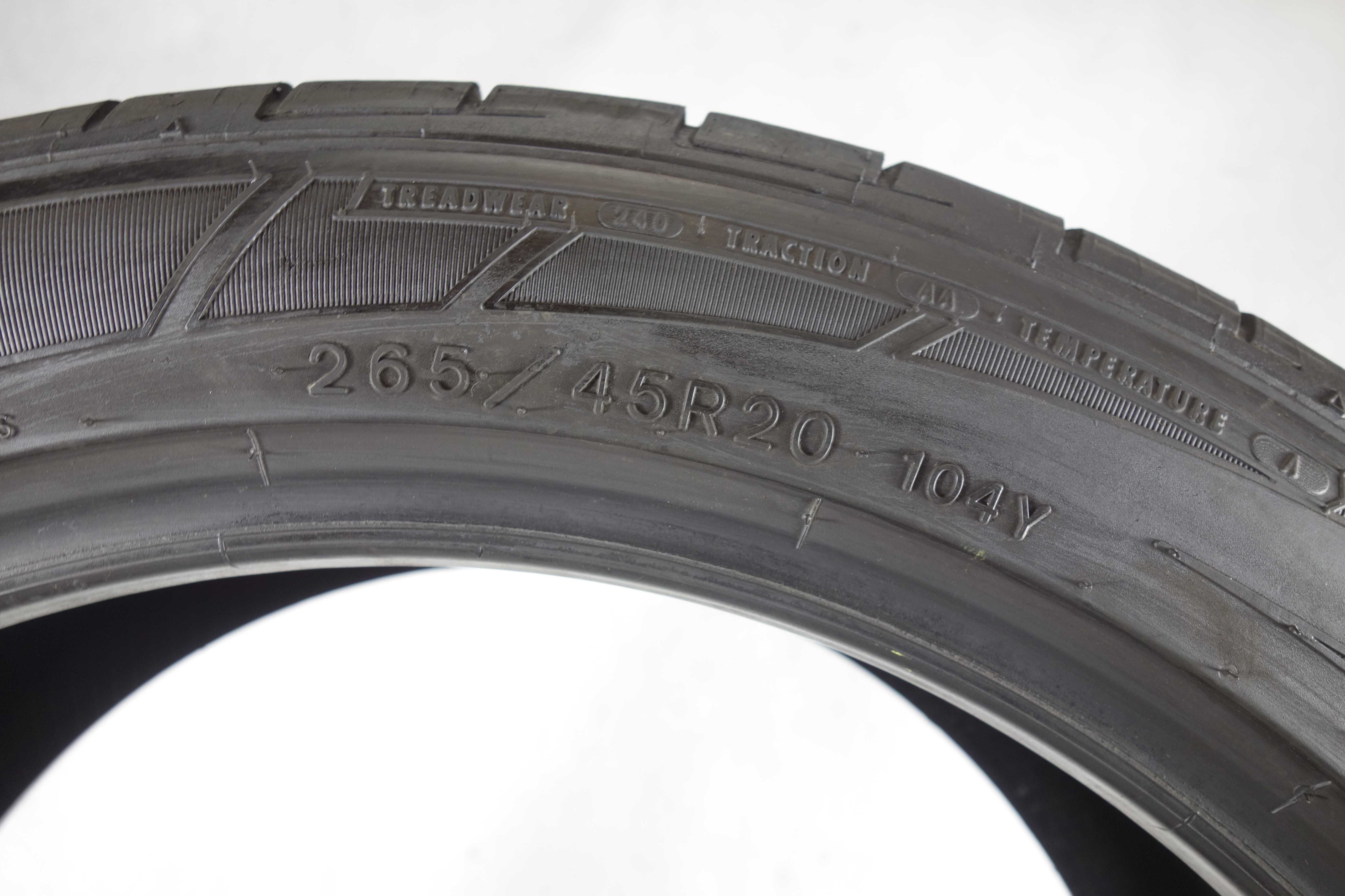 Opony letnie 265/45/20 - DUNLOP SP Sport Maxx GT MO