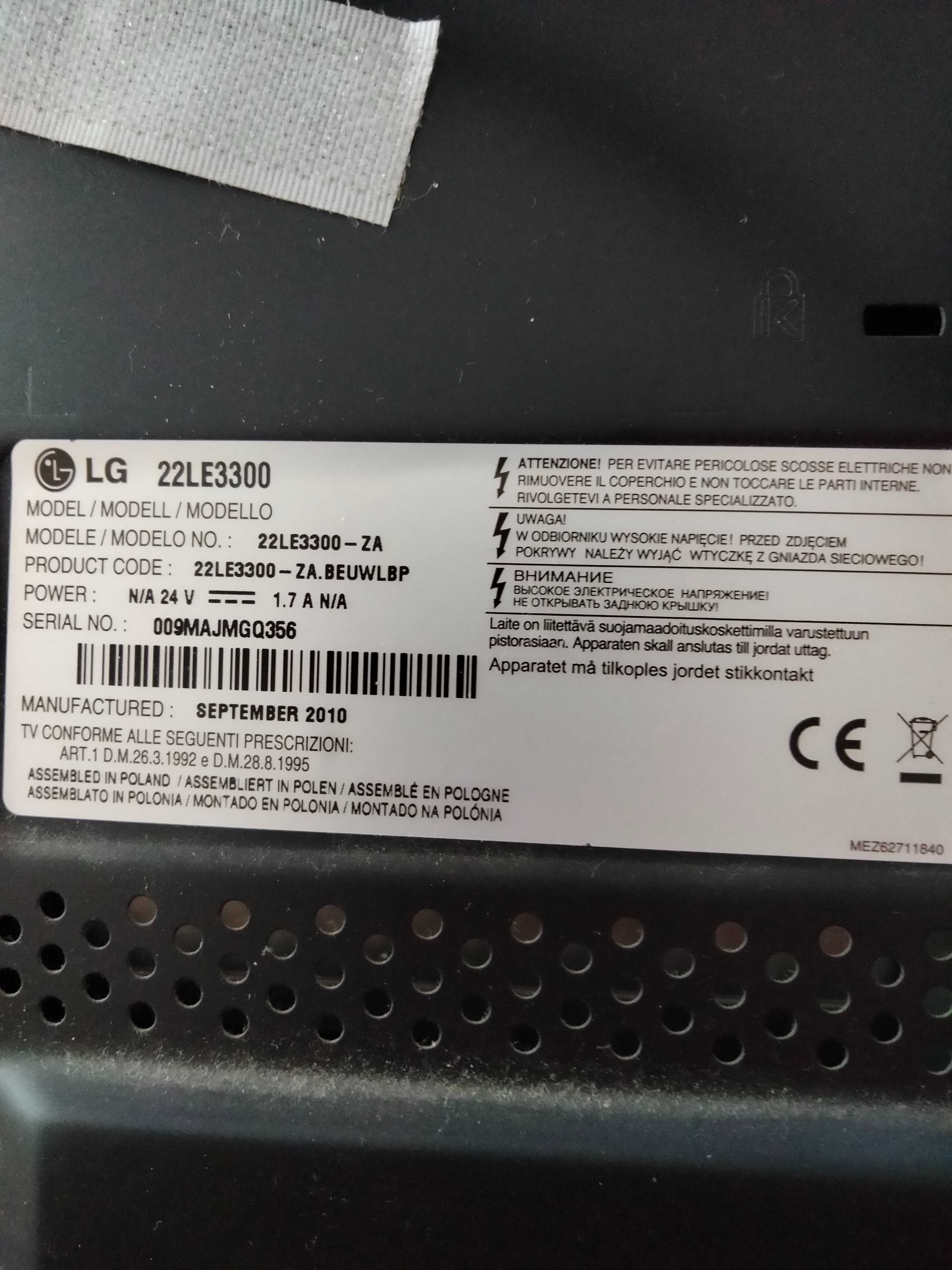 Televisão LG 22LE 3300