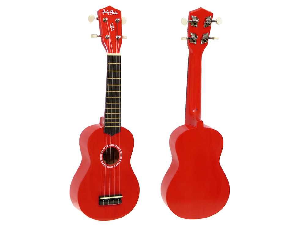 Mała gitarka dziecięca - ukulele czerwone