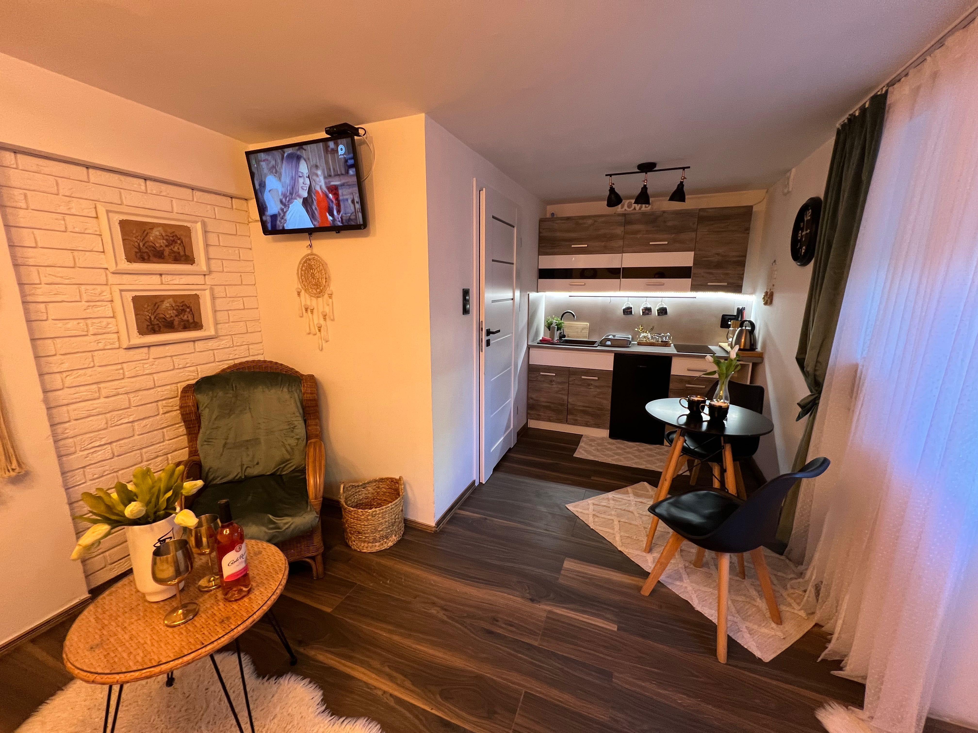 Apartament dwuosobowy „Boho "przy plaży Skarbek