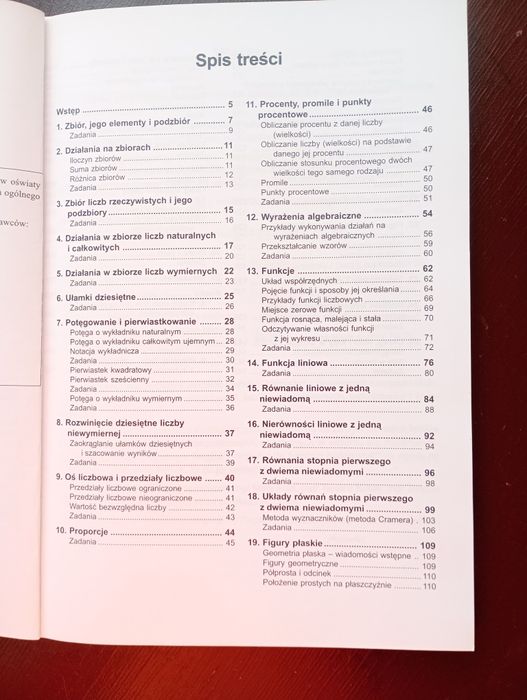 Matematyka w Zasadniczej Szkole Zawodowej - kl.1 - 2002 rok