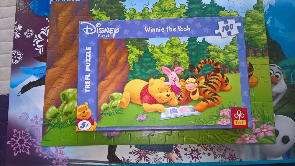 Zestaw puzzli puzzle Trefl 100 elementów *2 5+ Kubuś Puchatek Disney