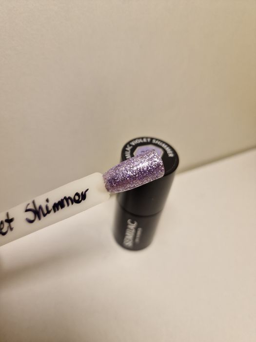 Hybrydowy lakier do paznokci Semilac Violet Shimmer 297 UV LED