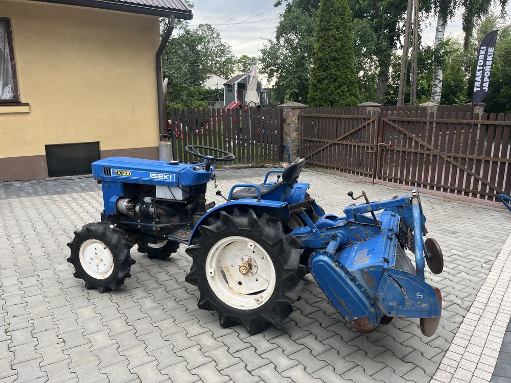 Traktorek iseki tx1500 4x4 glebogryzarka silnik mitsubishi