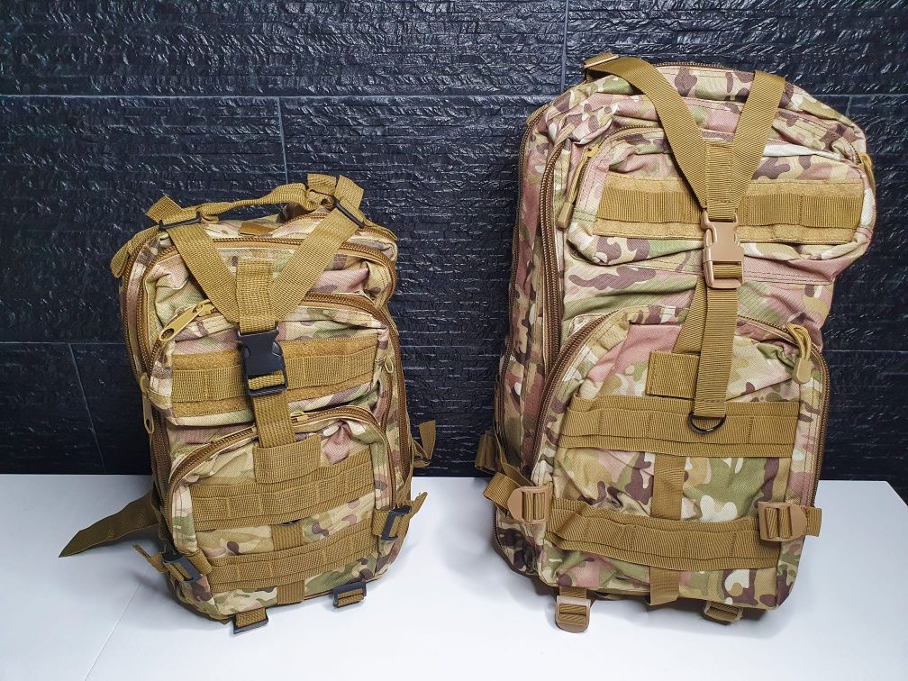 (NOVO) MOCHILA Tática Militar Viagem Assault Camuflada 35 e 45 LITROS