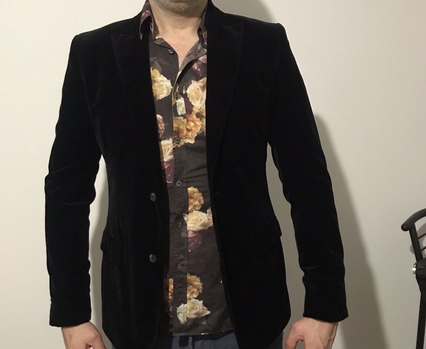 Пиджак Бархатный Sonia Rykiel + рубашка Paul Smith