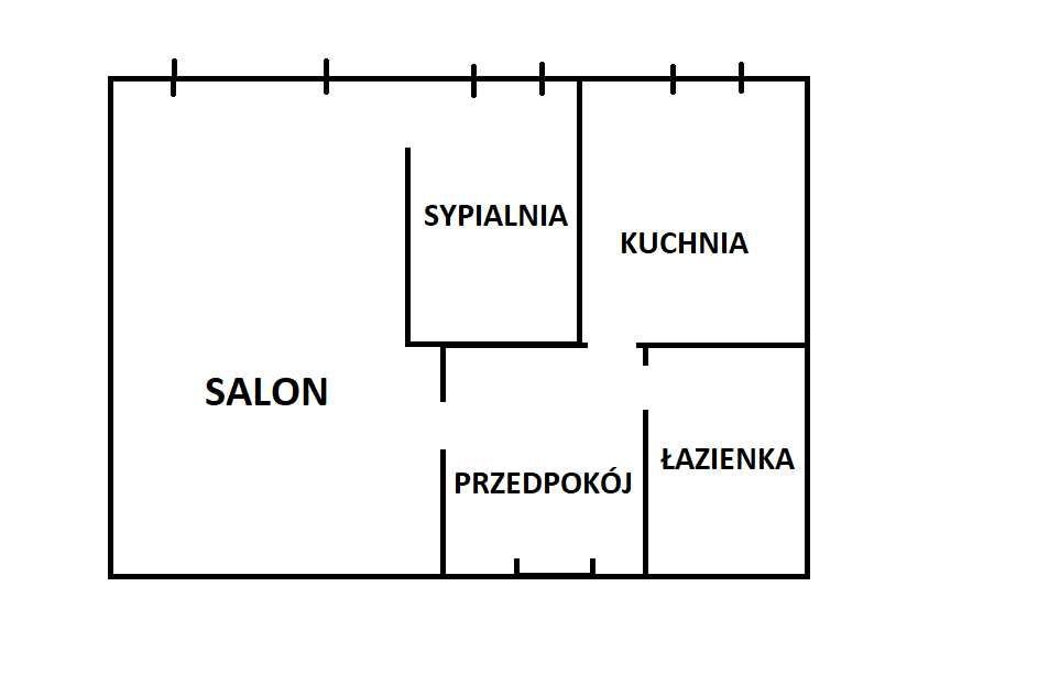 1.5-pok. mieszkanie do wynajęcia: 38m2, blisko centrum