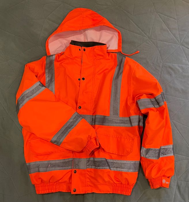 Kurtka przeciwdeszczowa robocza/odblaskowa ocieplana polarem Portwest