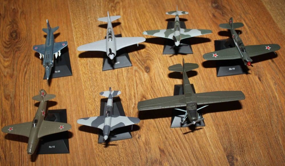 Легендарные самолеты DeAgostini модели Як ,Су ,Ант ,Ут ,Ла ,И