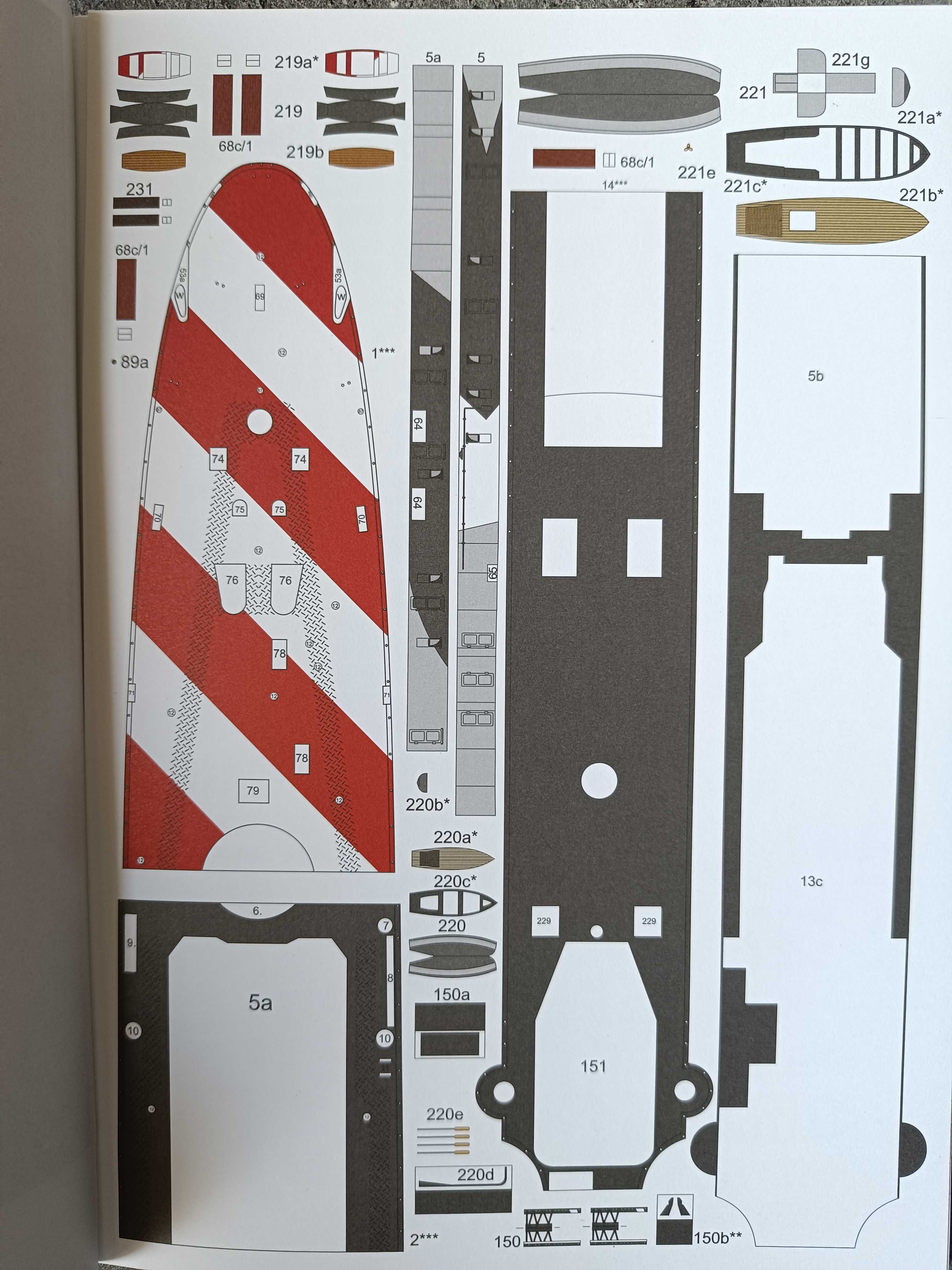 Model kartonowy Angraf 157: lekki krążownik RAIMONDO MONTECUCCOLI
