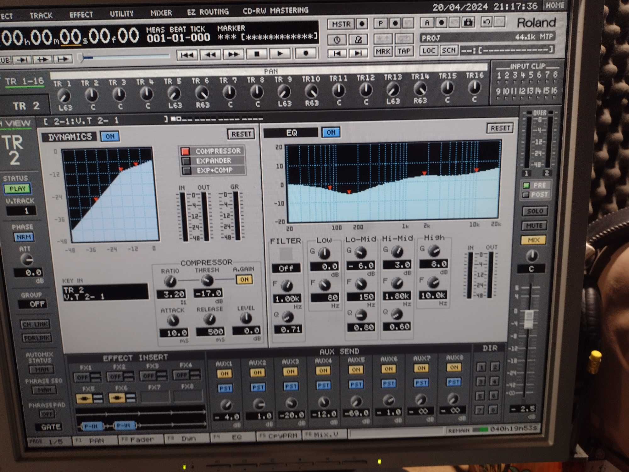 Roland VS 2480 mikser/rejestrator cyfrowy