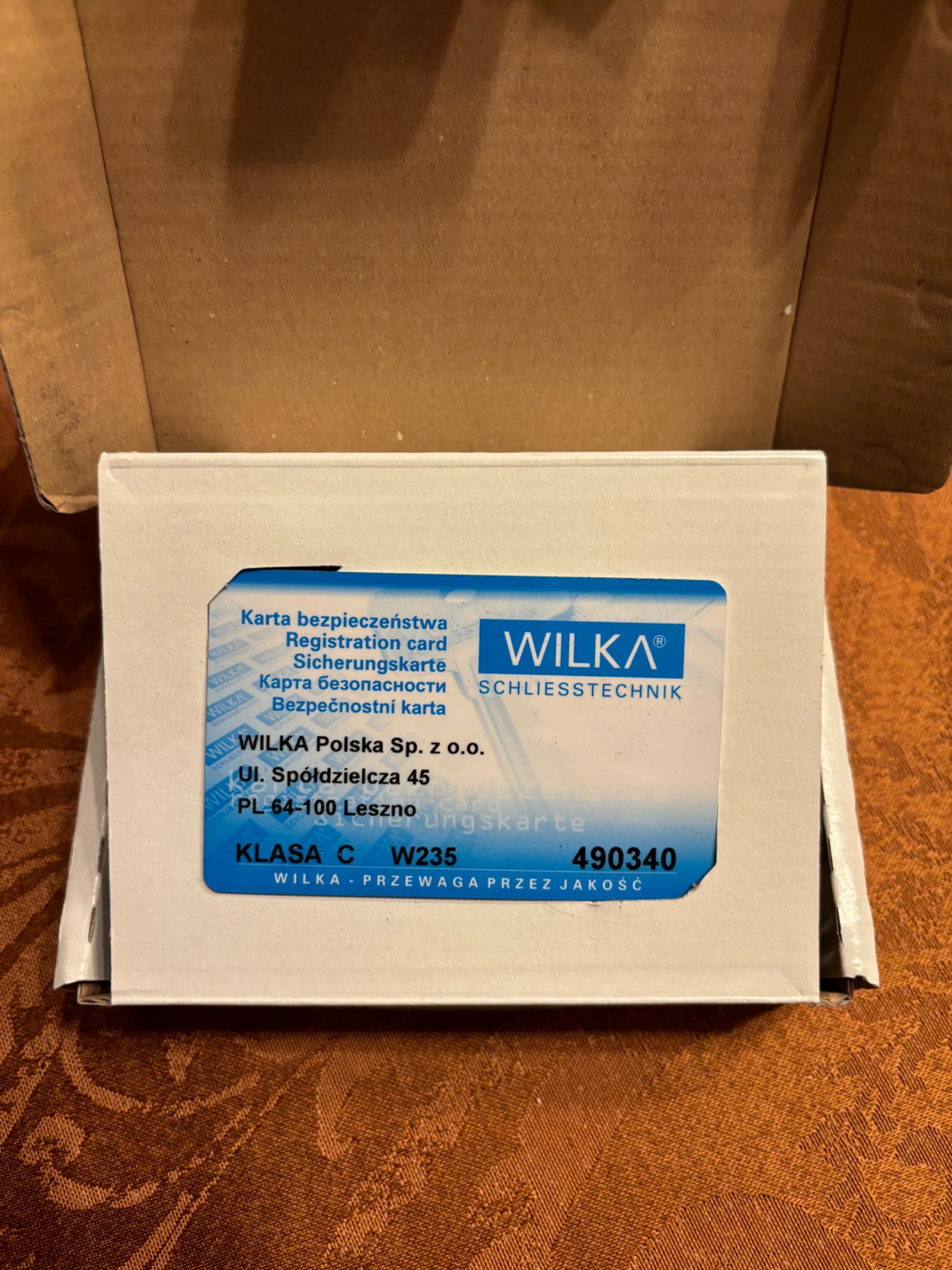 Wilka komplet wkładek bębenkowych