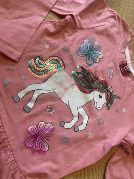 ZESTAW Bluzki r.110-116 z długim rękawem