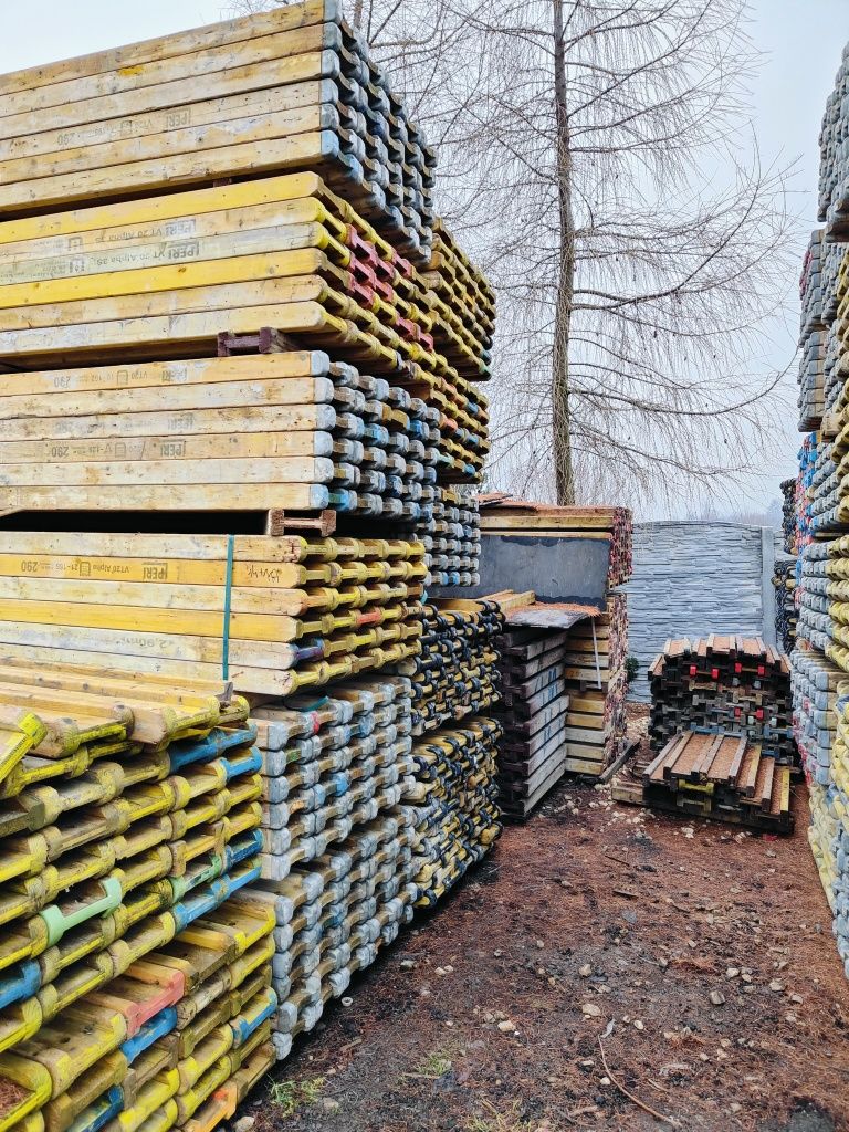 Dźwigary doki belki płyty stropowe  stemple gitterbox