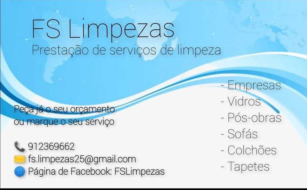Serviços de limpeza