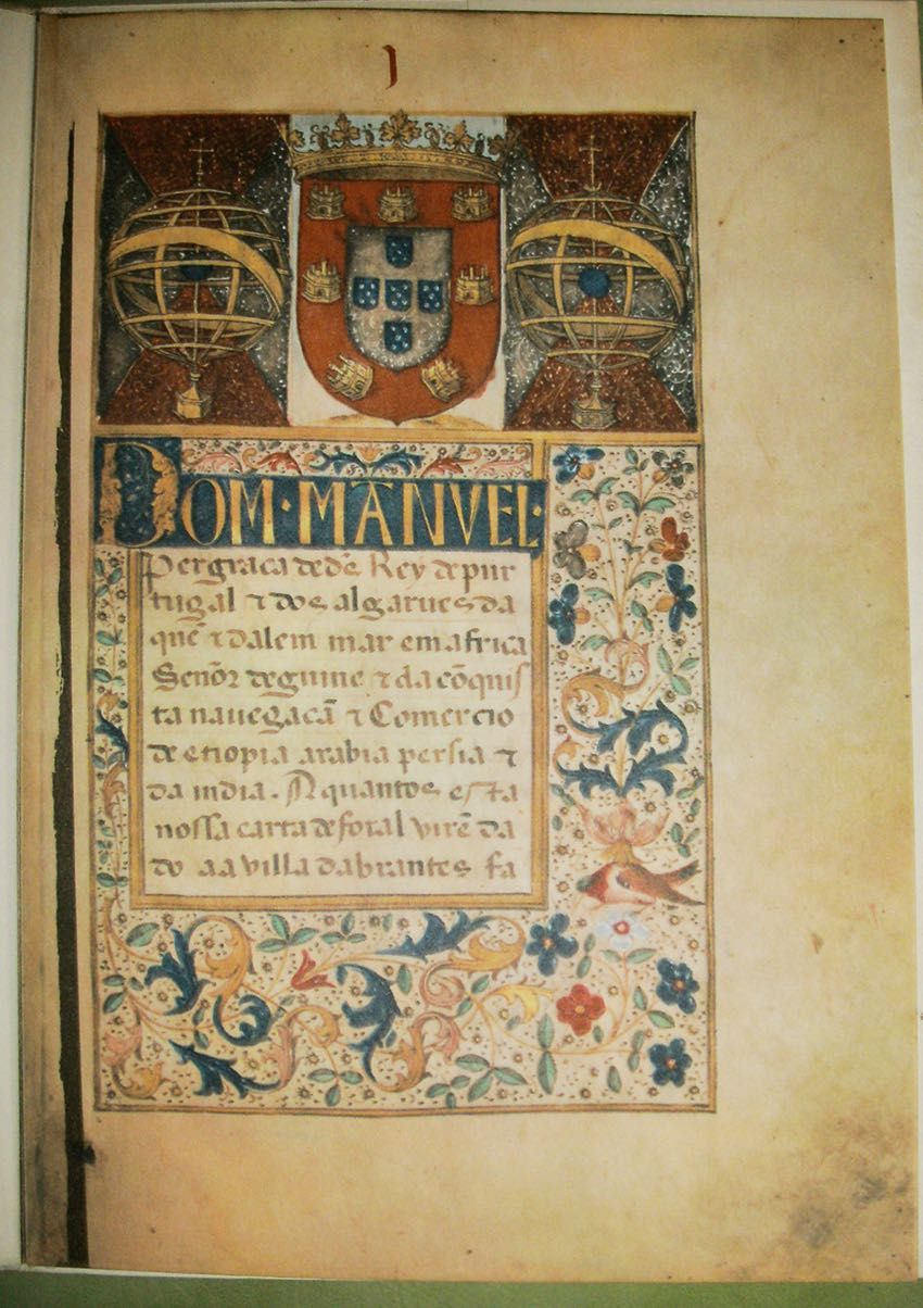 Foral de Abrantes concedido por D. Manuel I em 1510