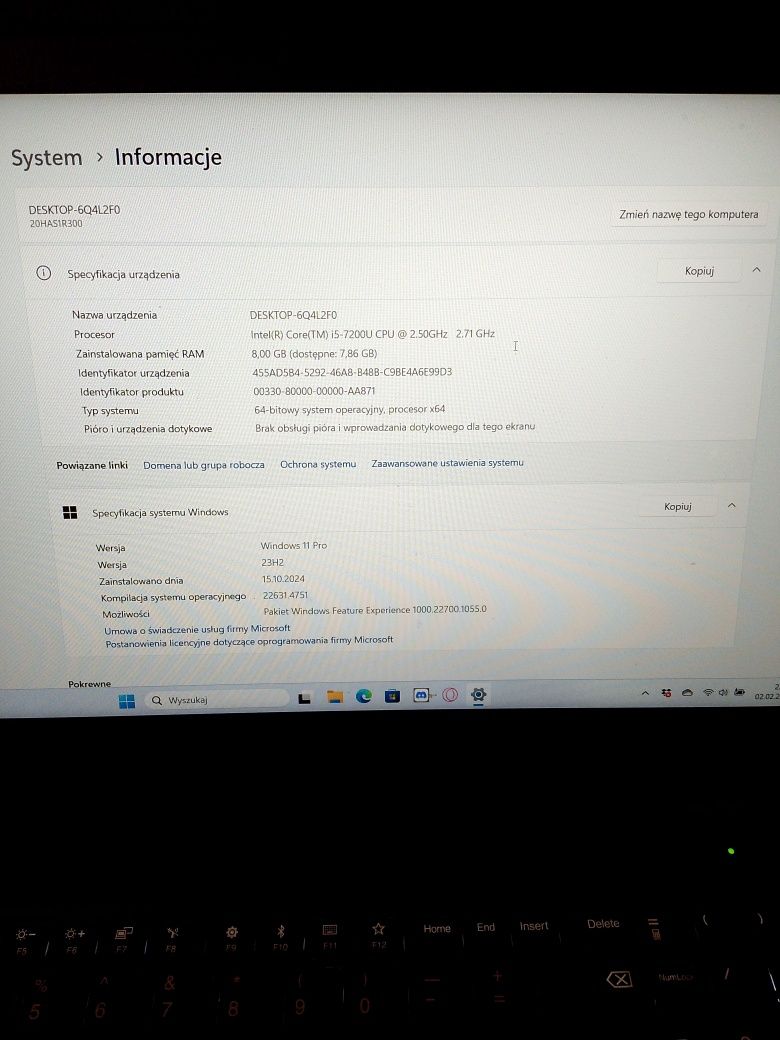 Laptop Deskop- 6Q4L2F0