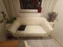 Sofa 2 osobowa beżowa