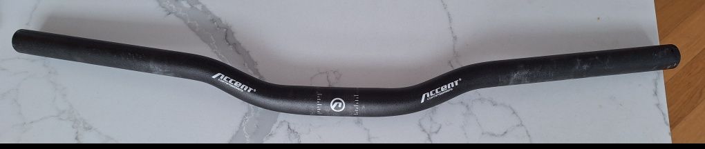 Kierownica MTB aluminiowa Accent gięta 25.4mm 58cm