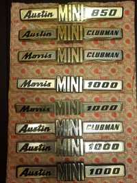 Símbolo / Legenda mala Austin Morris Mini 850 Clubman 1000 NOS