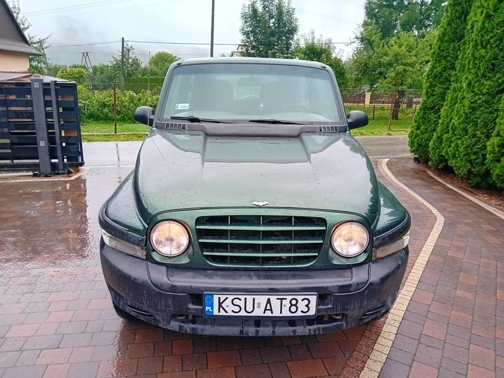 Daewoo korando 2.9tdi 4x2 4x4 reduktor klima hak zdrowy 2002r