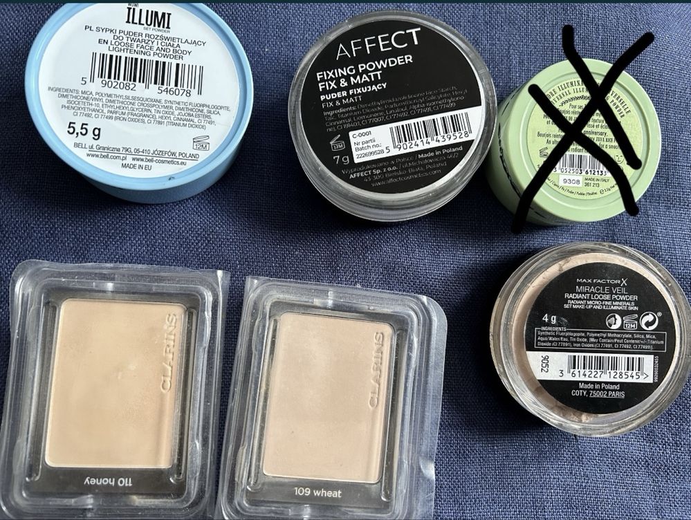 Kosmetyki zestaw ,Bell, max factor, clarins i inne