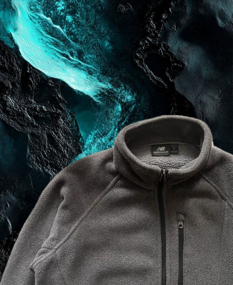New Balance x Kurtka Polarowa x Dark Grey x Outdoor x Streetwear