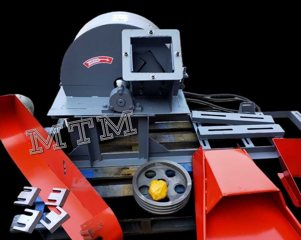Kruszarka  NA WOM do drewna pod Pelet, młyn do trocin, zrębek 22-50kw