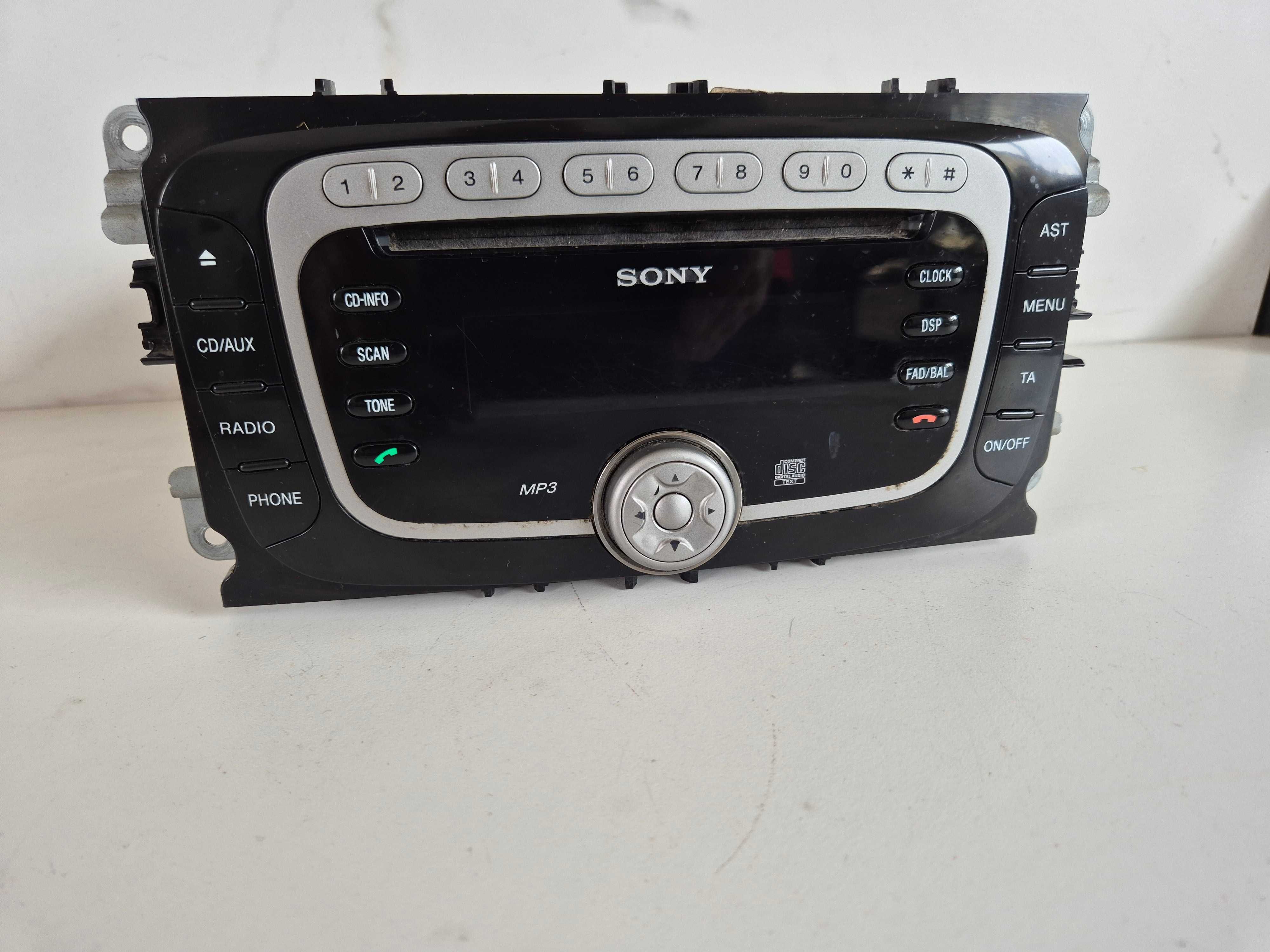 ford s-max c-max mk4 galaxy mk3 focus mk2 radio sony mp3 ROZKODOWANE !