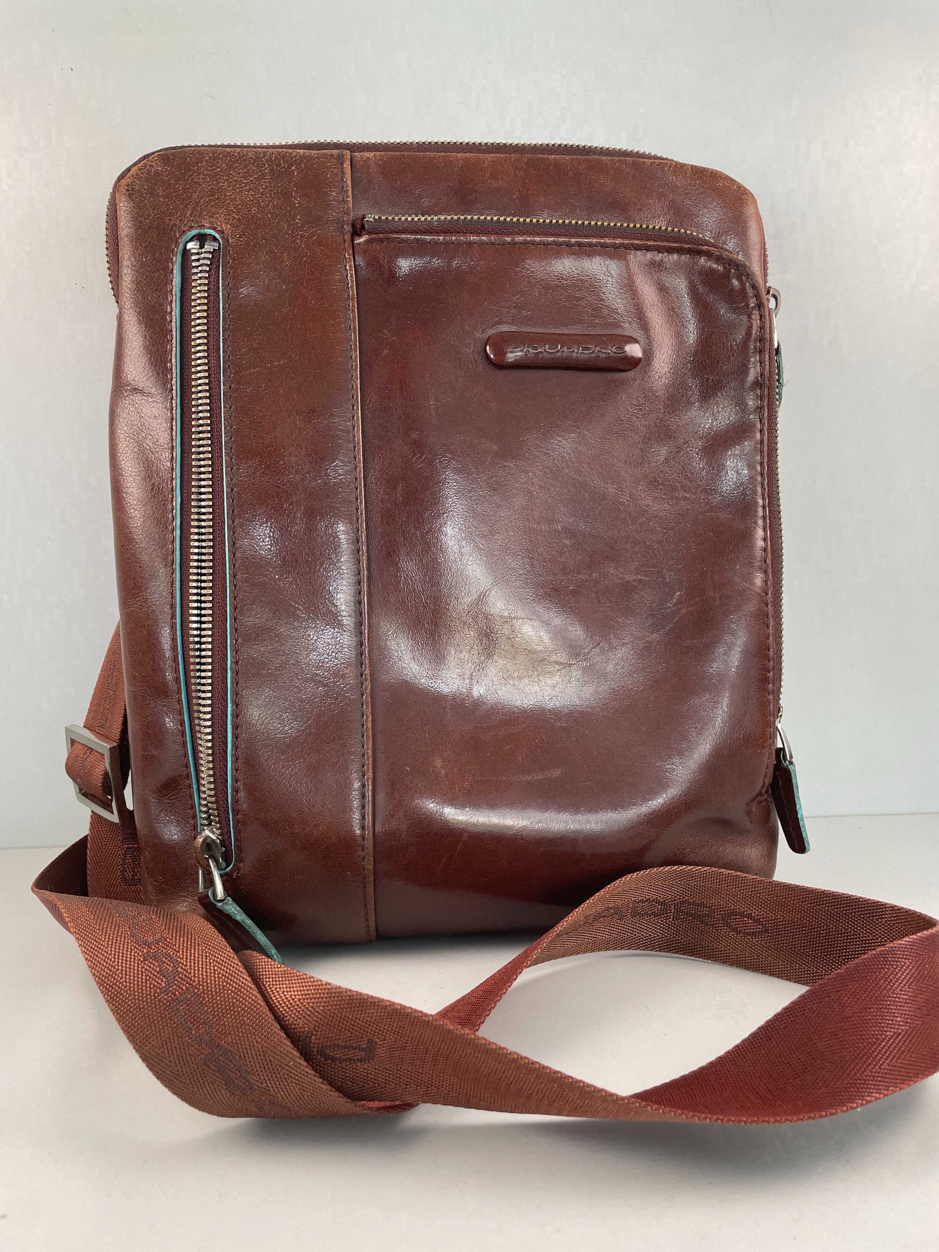 Vendo Mala masculina em pele genuína PIQUADRO