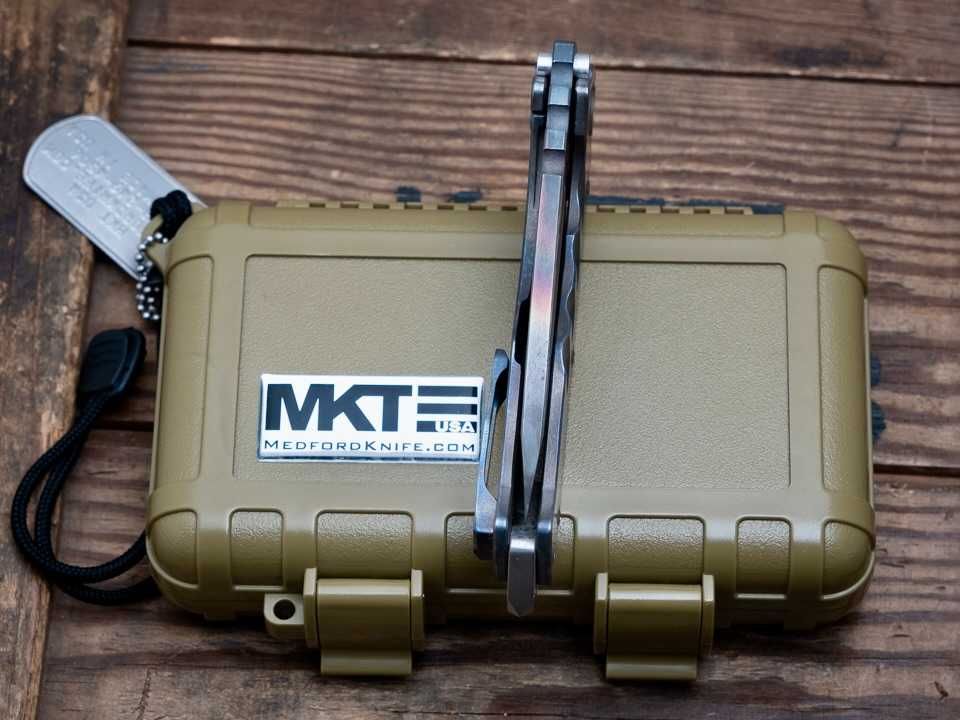 Nóż Medford Praetorian Ti - custom - full tytan