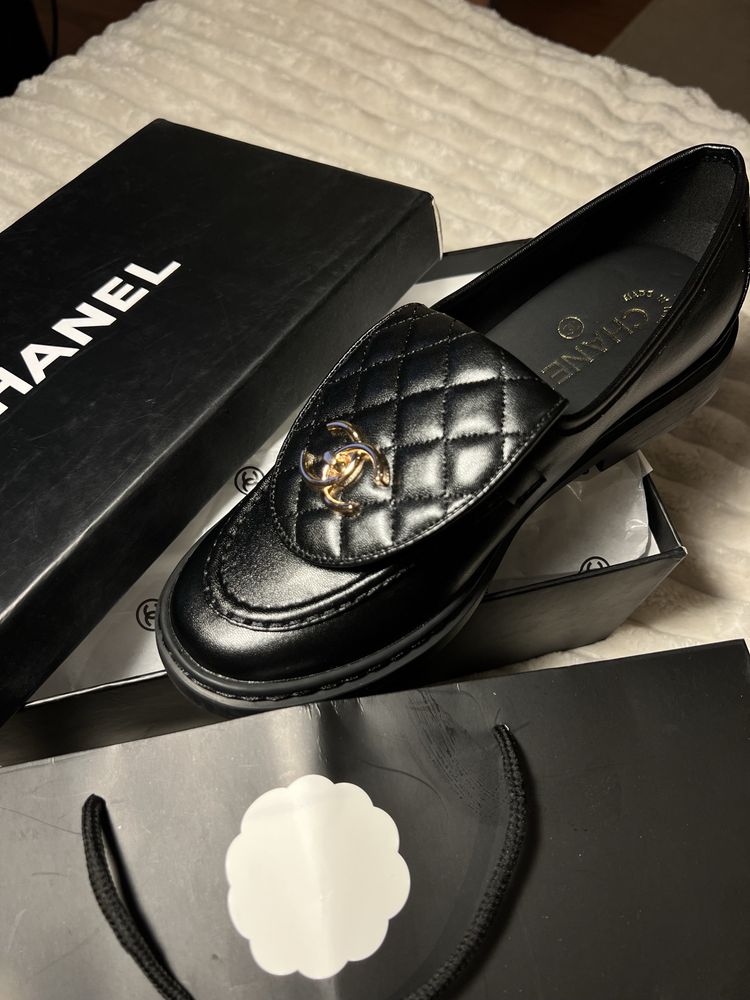 Sapato mocasim chanel