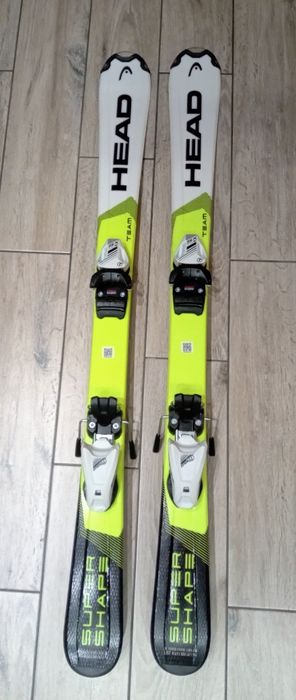 Narty dziecięce Head Supershape + Tyrolia SX4.5 GW - 117 cm