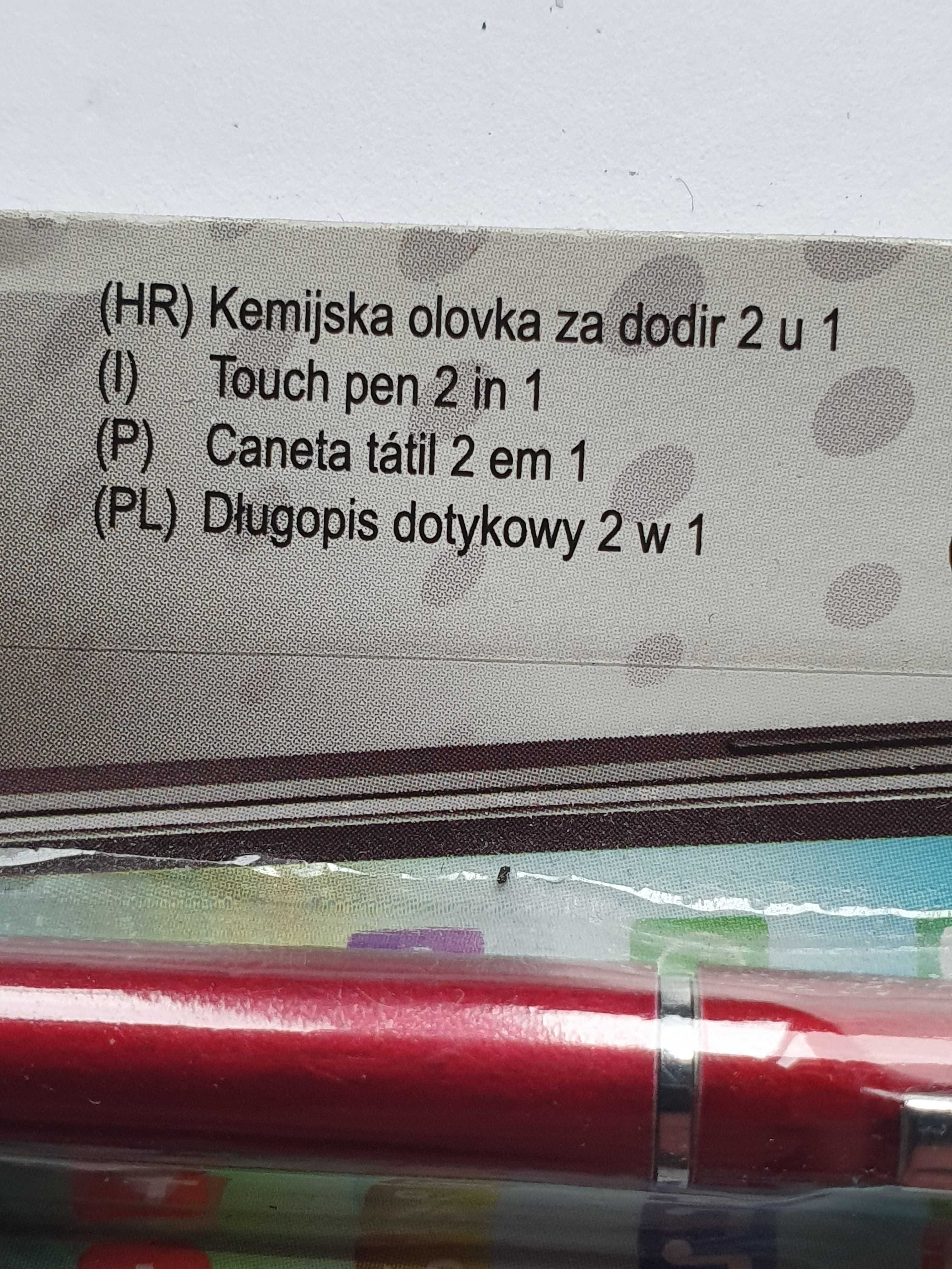 Długopis dotykowy 2 w 1 Rysik do smartfonów Touchpen OfficeLine Bordo