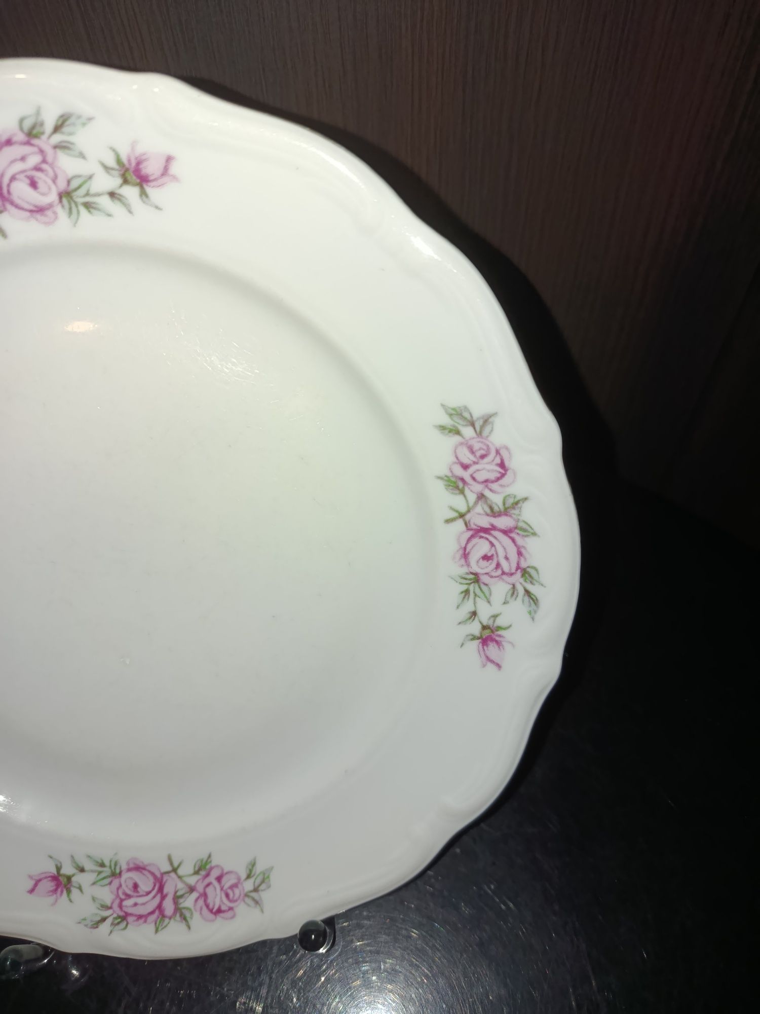 Śliczny stary talerz porcelana Wałbrzych