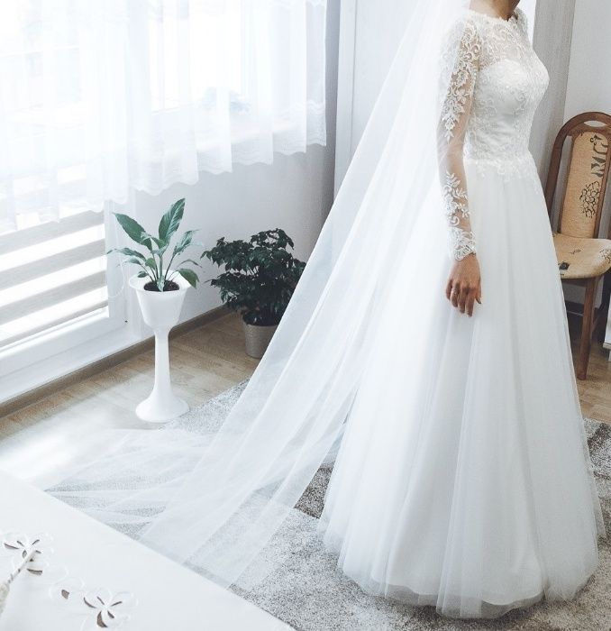 Suknia ślubna rozm. 34