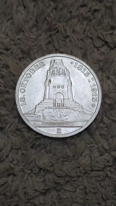 Cesarstwo Niemieckie 3 marki 1913 r