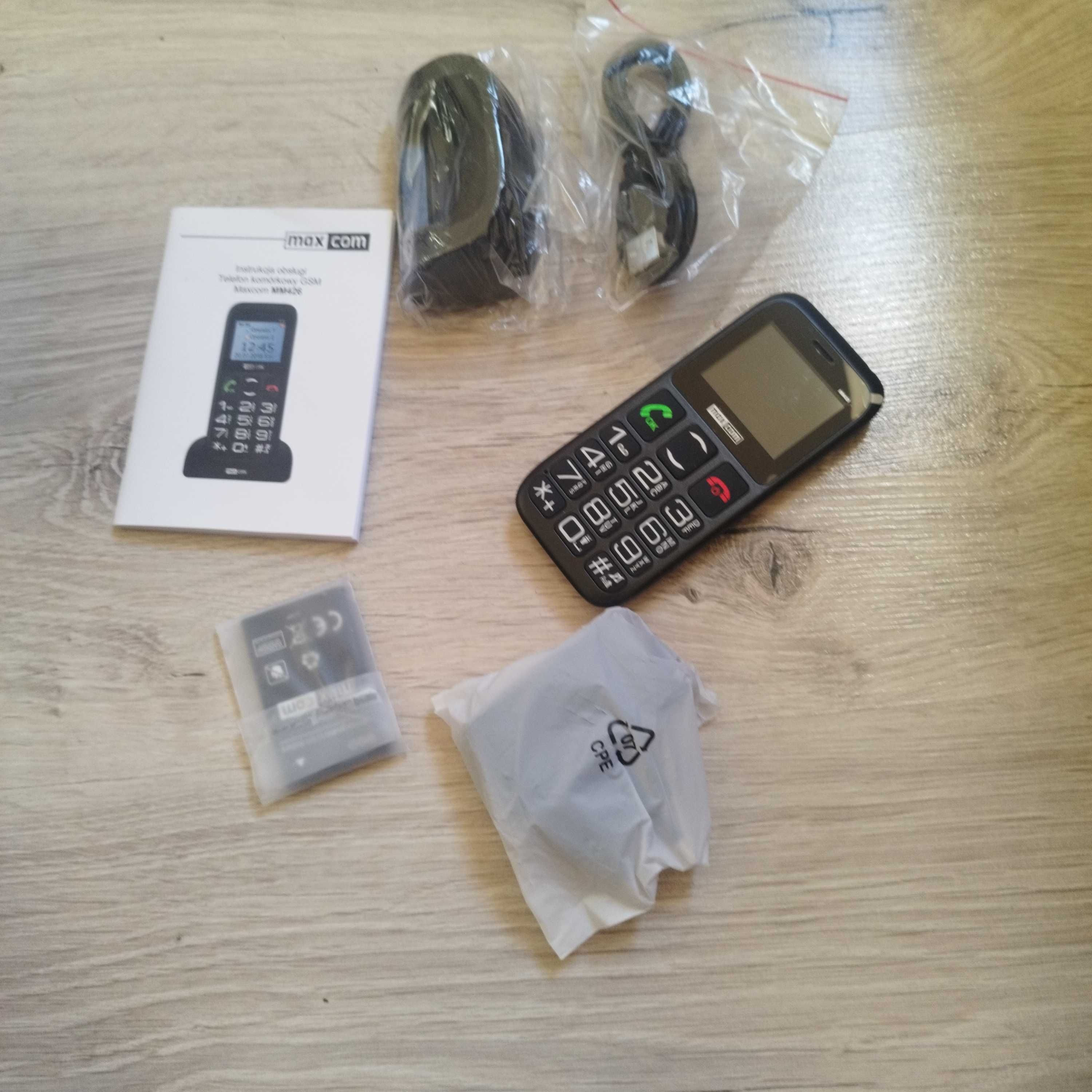 Telefon dla seniora MaxCom