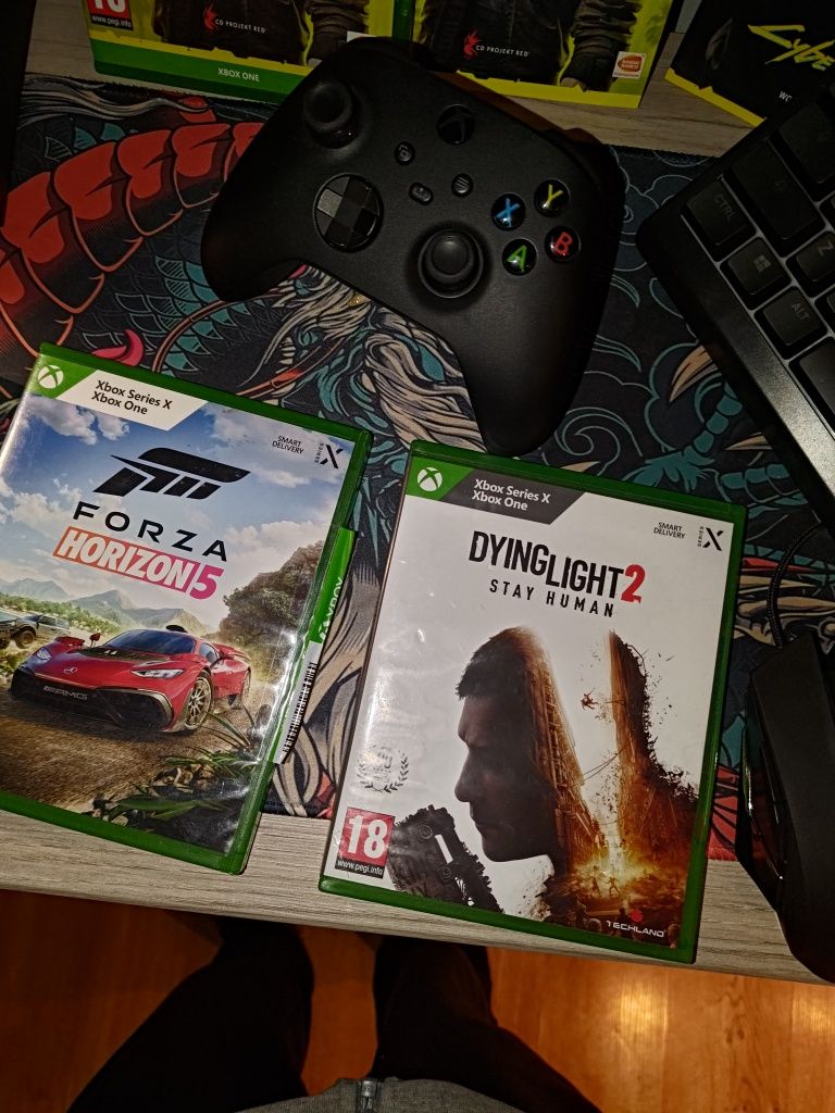 Xbox Series X Zestaw Konsola Gry Pady Klawa Mysz Słuchawki