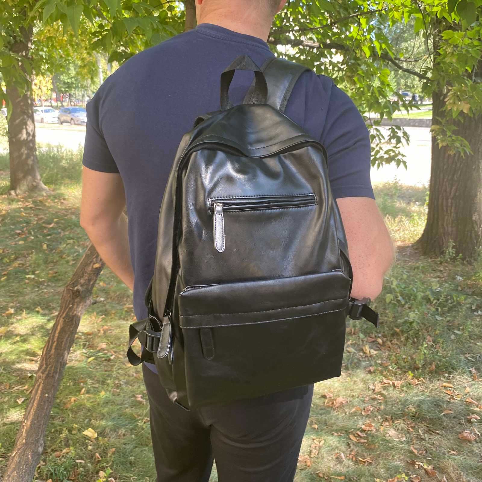 Городской мужской рюкзак чоловічий портфель экокожа