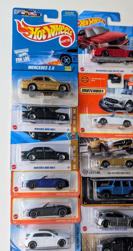 Mercedes-Benz Hot Wheels Matchbox Хот Вілс Мачбокс Мерседес