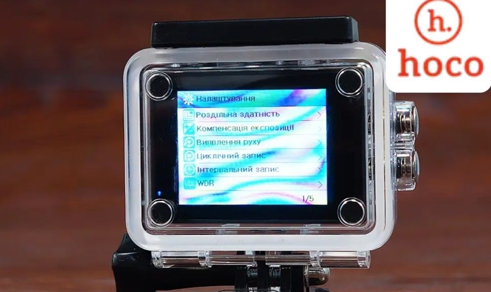 Action Camera Hoco DV100 1080P/30fps (чорна)