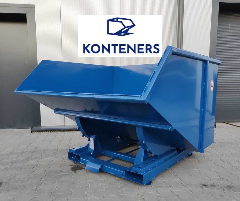 Kontener samowyładowczy Koleba 1,5m3 piasek/beton/gruz/drewno/ koliba