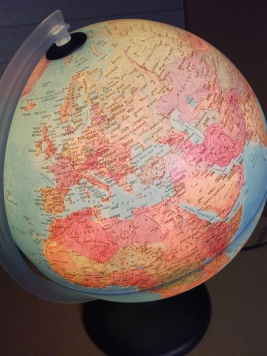 Duży globus podświetlany (średnica 30cm)
