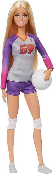Лялька Барбі Йога рухайся як я Barbie волейбол Made to Move Barbie Dol