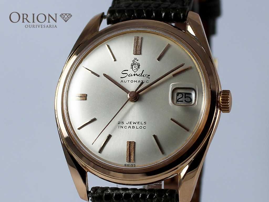 Sandoz Automatic 18 Kt Gold