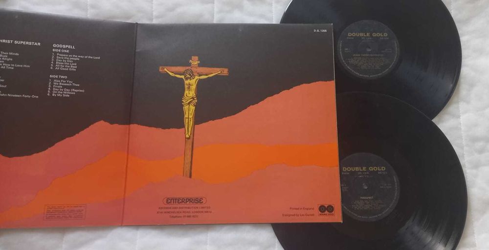 Jesus Christ Superstar And Godspell - Duplo LP 1973 UK