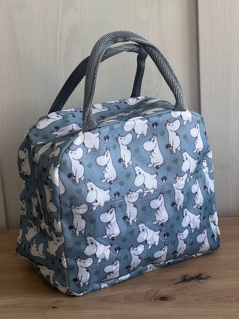 Torba termiczna Moomin 23×20×13 cm nowa, uroczy wzór!