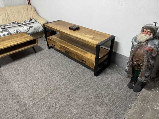 Nowa komoda, szafka pod TV... styl LOFT seria Britt.Drzewo mango F-Vat